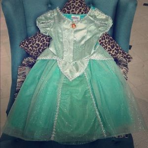 Disney princess Ariel little mermaid dress XS 4/5